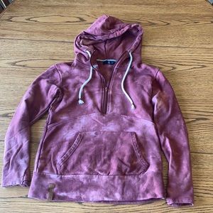 Ampersand size small red tie dye sweater